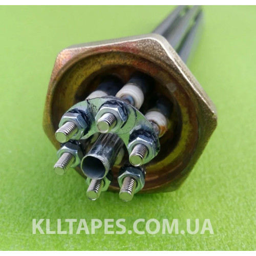 Блок ТЕН прямий 3000 W (220/380 V) на різьбі 1 1/4 Блок ТЕН прямий 3000 W (220/380 V) на різьбі 1 1/4