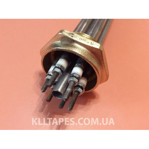 Блок ТЭН прямой 3000 W (220/380 V) на резьбе 2 Блок ТЭН прямой 3000 W (220/380 V) на резьбе 2