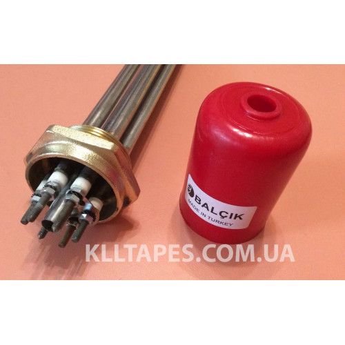 Блок ТЭН прямой 3000 W (220/380 V) на резьбе 2 Блок ТЭН прямой 3000 W (220/380 V) на резьбе 2