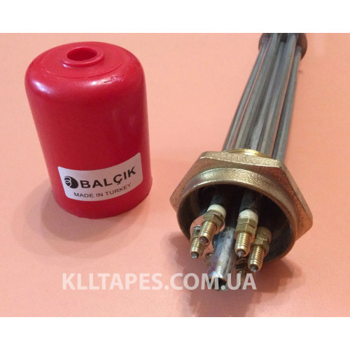 Блок ТЕН прямий 6000 W (220/380 V) на різьбі 2 Блок ТЕН прямий 6000 W (220/380 V) на різьбі 2