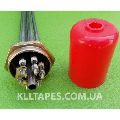 Блок ТЕН прямий 6000 W (220/380 V) на різьбі 2 Блок ТЕН прямий 6000 W (220/380 V) на різьбі 2