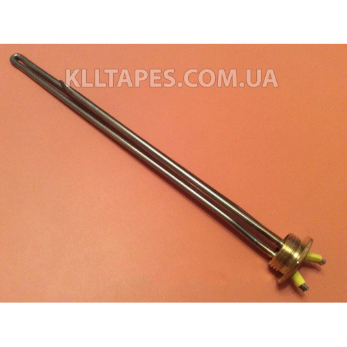 Тен для алюмінієвої батареї 1000 W (нержавейка) на латунною різьбою 1 Тен для алюмінієвої батареї 1000 W (нержавейка) на латунною різьбою 1