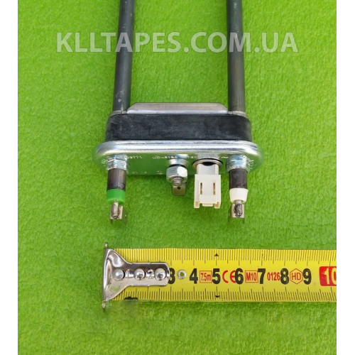 Тен на пральну машину 1300 W / 240V / L=240мм (в комплекті з датчиком) / з бортиком Thermowatt, Італія Тен на пральну машину 1300 W / 240V / L=240мм (в комплекті з датчиком) / з бортиком Thermowatt, Італія