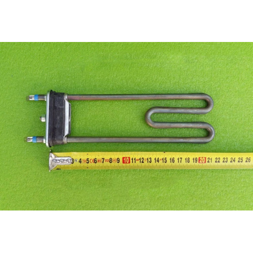 Тен на пральну машину 1900 W / 230V / L=220мм (з отвором під датчик) / з бортиком Thermowatt, Італія Тен на пральну машину 1900 W / 230V / L=220мм (з отвором під датчик) / з бортиком Thermowatt, Італія