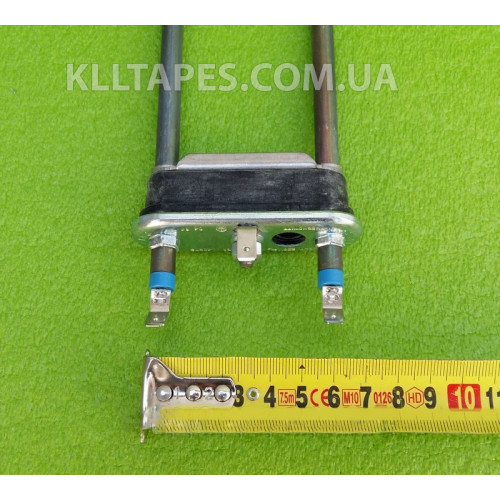 Тен на пральну машину 1900 W / 230V / L=220мм (з отвором під датчик) / з бортиком Thermowatt, Італія Тен на пральну машину 1900 W / 230V / L=220мм (з отвором під датчик) / з бортиком Thermowatt, Італія