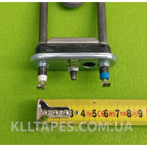 Тен на пральну машину 2000W / L=203мм / 1 запобіжник / з бортиком (з отвором під датчик) Thermowatt Тен на пральну машину 2000W / L=203мм / 1 запобіжник / з бортиком (з отвором під датчик) Thermowatt