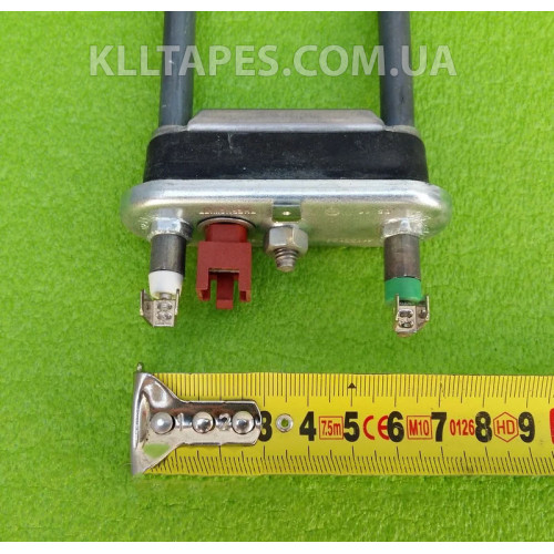 Тен на пральну машину 2200 W / 230V / L=224мм (в комплекті з датчиком) / з бортиком Thermowatt, Італія Тен на пральну машину 2200 W / 230V / L=224мм (в комплекті з датчиком) / з бортиком Thermowatt, Італія