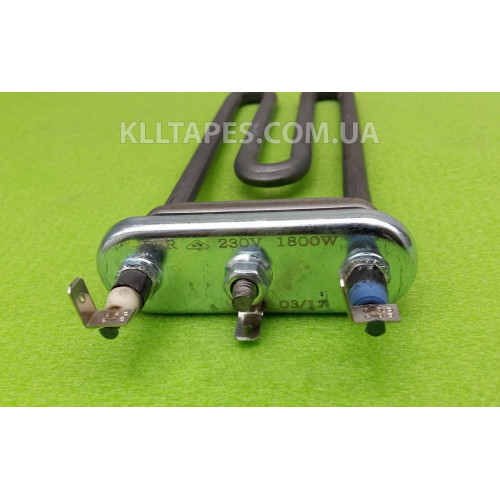 Тен на пральну машину 1800 W / довжина L=190мм (без місця під датчик) Туреччина Тен на пральну машину 1800 W / довжина L=190мм (без місця під датчик) Туреччина