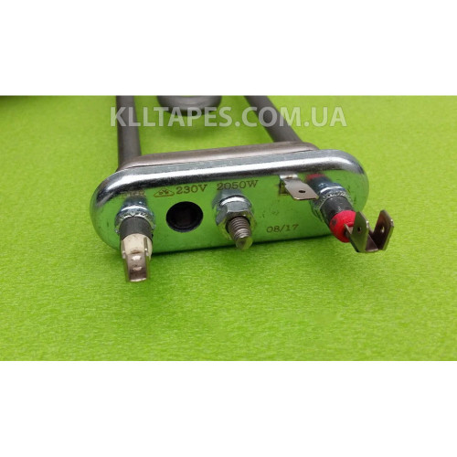 Тен на пральну машину 2050W / довжина L=245мм (з місцем під датчик) Туреччина Тен на пральну машину 2050W / довжина L=245мм (з місцем під датчик) Туреччина