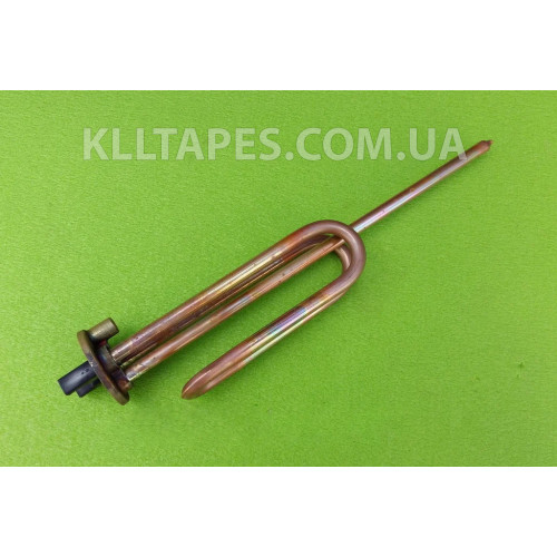 Тэндля бойлера 1500W мідний, гнутий, на фланці Ø48мм (з місцем під анод М6) Thermowatt, Італія Тэндля бойлера 1500W мідний, гнутий, на фланці Ø48мм (з місцем під анод М6) Thermowatt, Італія