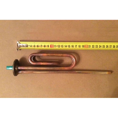 Тэн для бойлеров 2000W / фланец Ø48мм, гнутый, медный (без места под анод) Round, Atlantic Thermowatt, Италия Тэн для бойлеров 2000W / фланец Ø48мм, гнутый, медный (без места под анод) Round, Atlantic Thermowatt, Италия