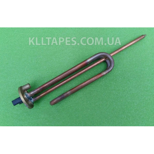 Тен гнутий мідний для бойлера 2000W / фланець Ø48мм (з місцем під анод M6) SANAL, Туреччина Тен гнутий мідний для бойлера 2000W / фланець Ø48мм (з місцем під анод M6) SANAL, Туреччина