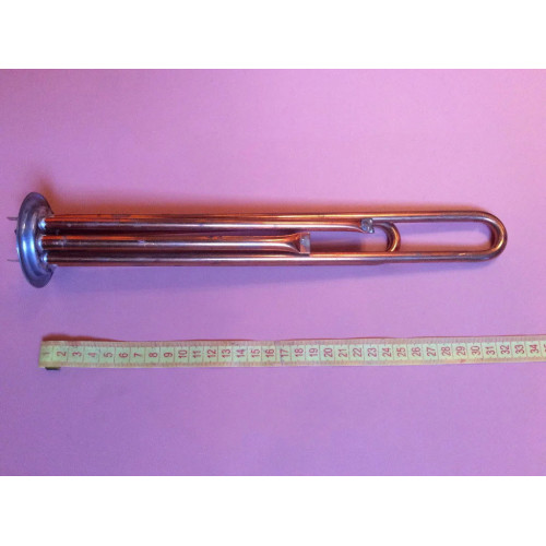 Тен для бойлерів Thermex 2000W з МІДІ (на фланці Ø63мм) з 2 трубками під термодатчики Balcik, Туреччина Тен для бойлерів Thermex 2000W з МІДІ (на фланці Ø63мм) з 2 трубками під термодатчики Balcik, Туреччина