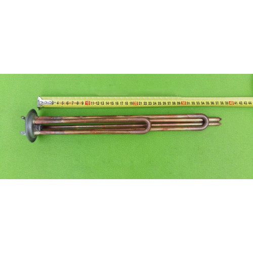 Тен для бойлера Thermex 2500W мідний (1500W+1000W) на фланці Ø63мм з 2-ма трубками під датчики Італія Тен для бойлера Thermex 2500W мідний (1500W+1000W) на фланці Ø63мм з 2-ма трубками під датчики Італія