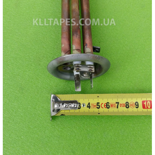 Тен для бойлера Thermex 2500W мідний (1500W+1000W) на фланці Ø63мм з 2-ма трубками під датчики Італія Тен для бойлера Thermex 2500W мідний (1500W+1000W) на фланці Ø63мм з 2-ма трубками під датчики Італія