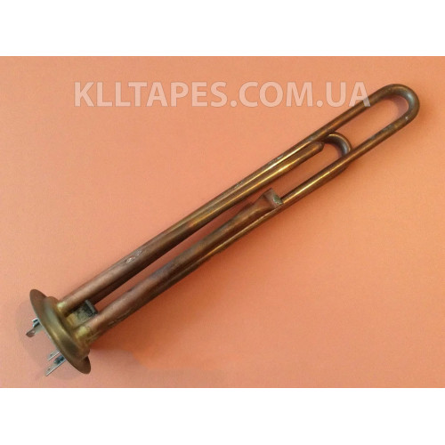 Тэн для бойлеров Thermex 2000W из МЕДИ двойной (на фланце Ø63мм) c 2 трубками под термодатчики FER, Турция Тэн для бойлеров Thermex 2000W из МЕДИ двойной (на фланце Ø63мм) c 2 трубками под термодатчики FER, Турция