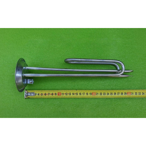 Тен SINAN 1500W нержавійка гнутий (на фланці Ø92мм) / з 2-ма трубками під термостати для бойлерів Туреччина Тен SINAN 1500W нержавійка гнутий (на фланці Ø92мм) / з 2-ма трубками під термостати для бойлерів Туреччина